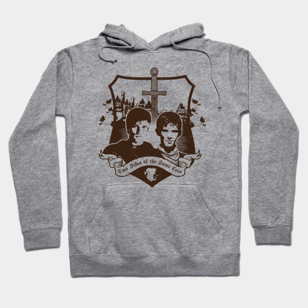 Two Sides of the Same Coin Hoodie by aviaa